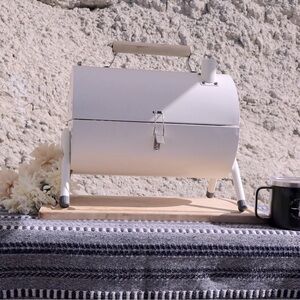 New White Outdoor BBQ Grill for camping portable stove grilled food